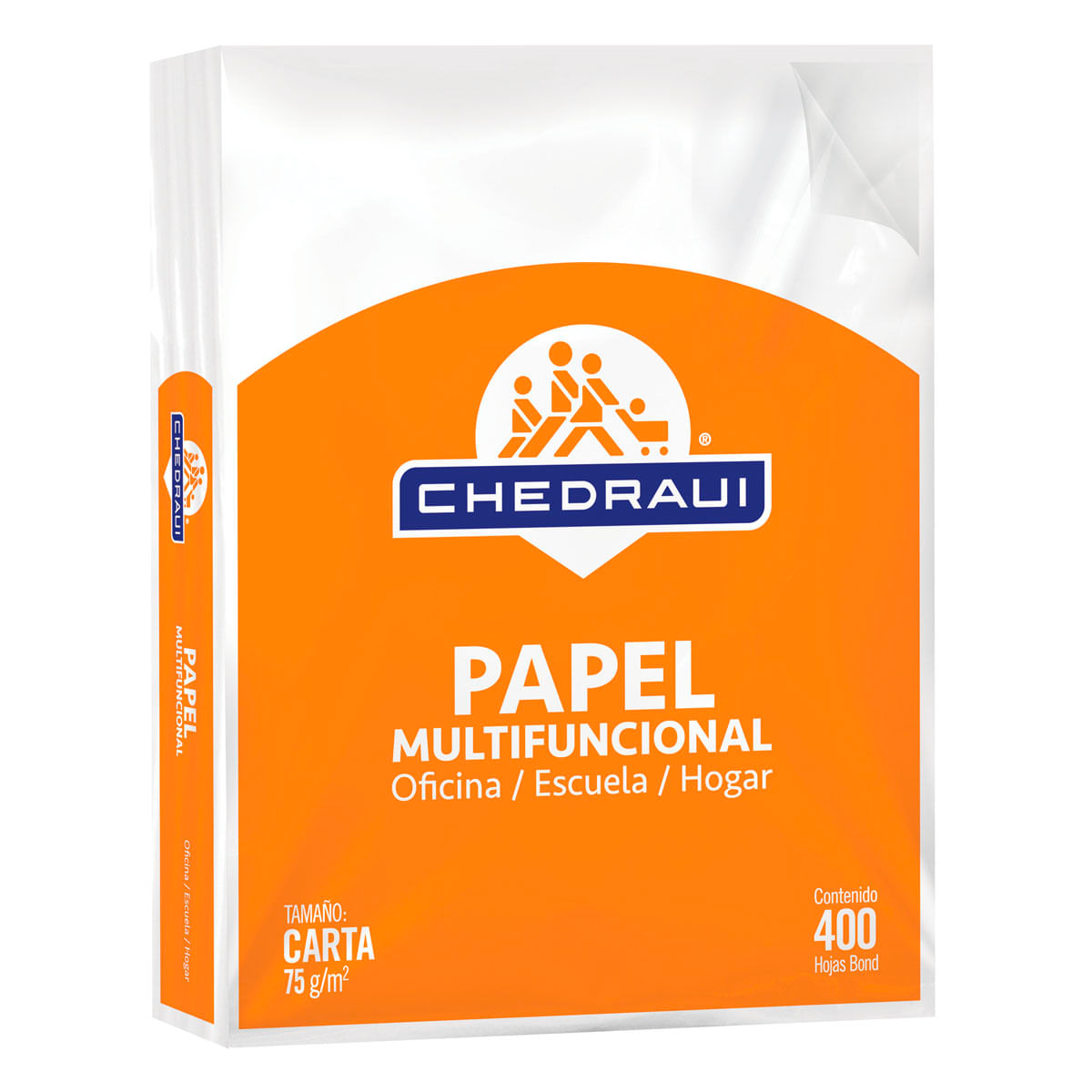 Papel Bond Multifuncional Chedraui 400 Hojas 75g