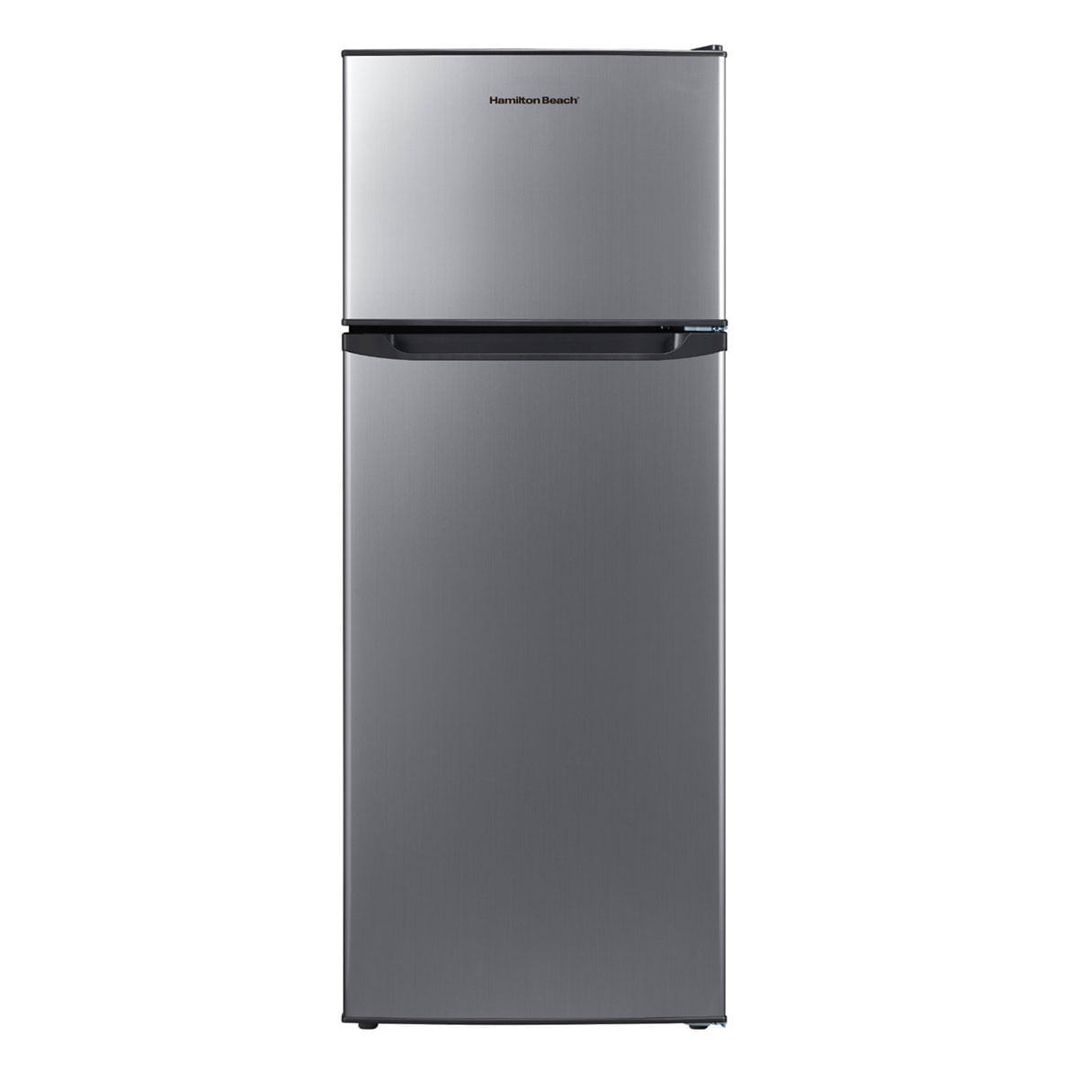 Refrigerador Hamilton Beach Top Mount de 8 Pies cúbicos HBR80TS1E Plata