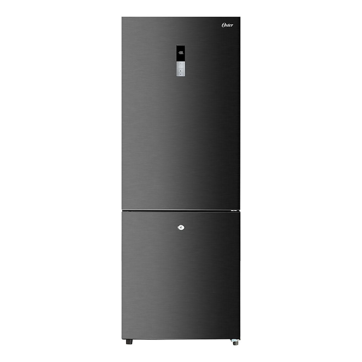Refrigerador Oster Botton Freezer 15 Pies Black Ss