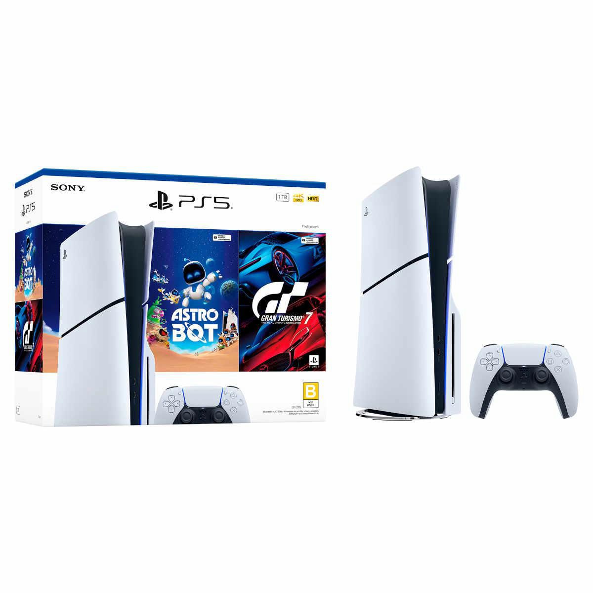 Bundle Consola Playstation 5 Astro Bot y Gran Turismo 7