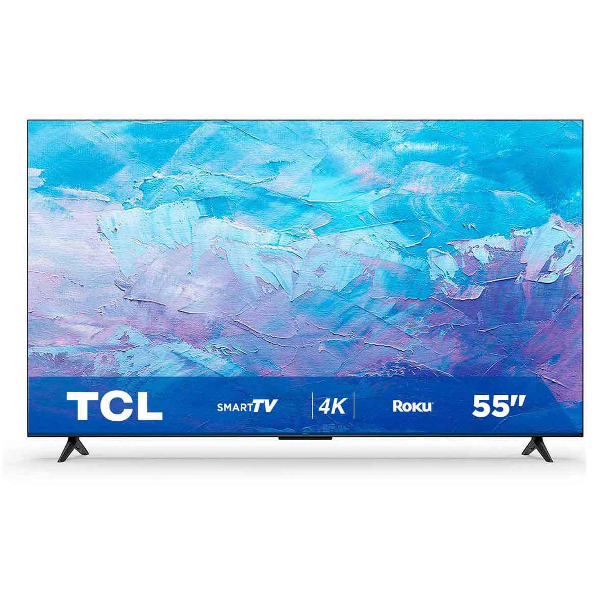 Pantalla TCL 55 Pulgadas Smart TV 4K UHD Roku TV 55S453 -Liquidación-