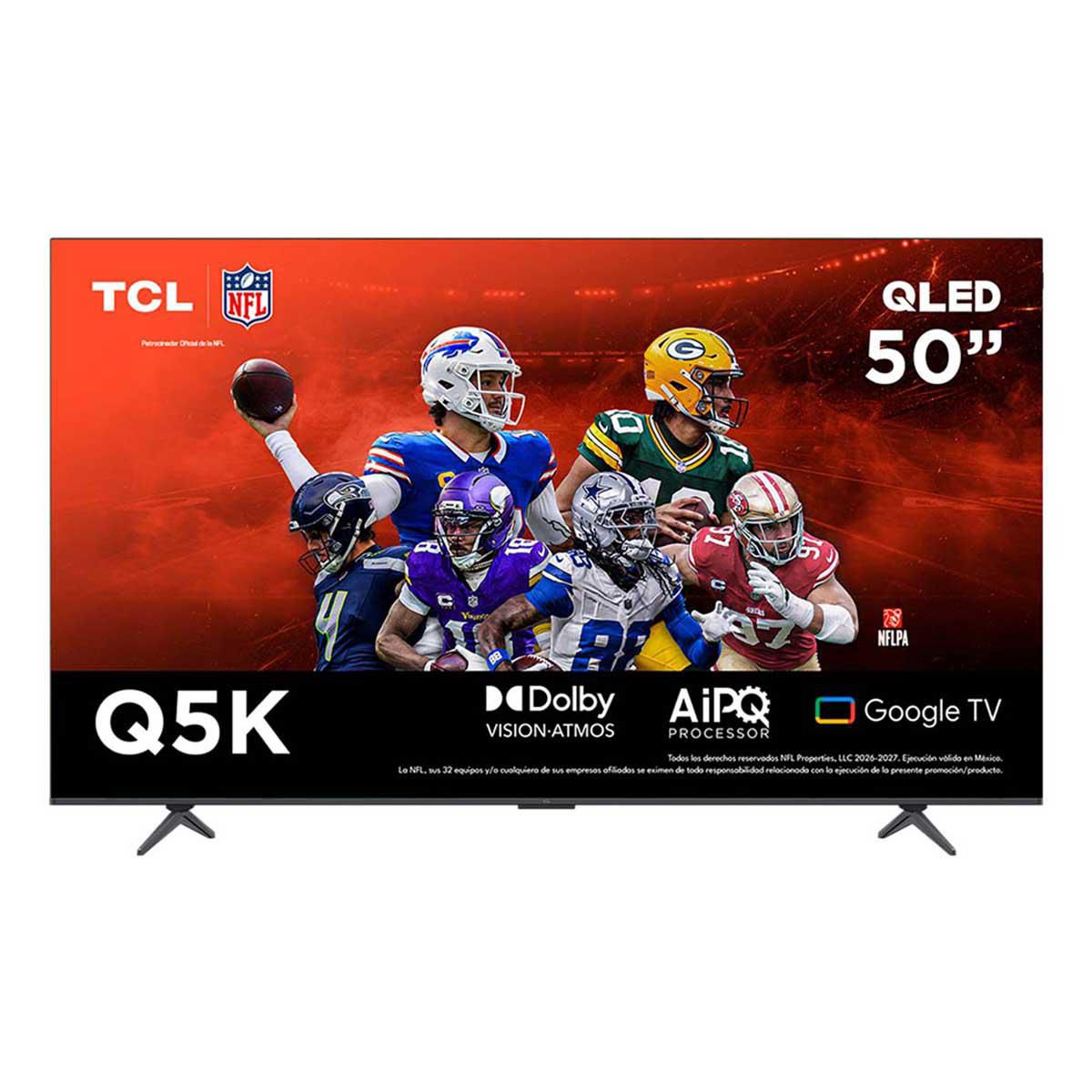 Pantalla 50 Pulgadas TCL QLED 4K HDR Google TV Mod 50Q5K&nbsp;