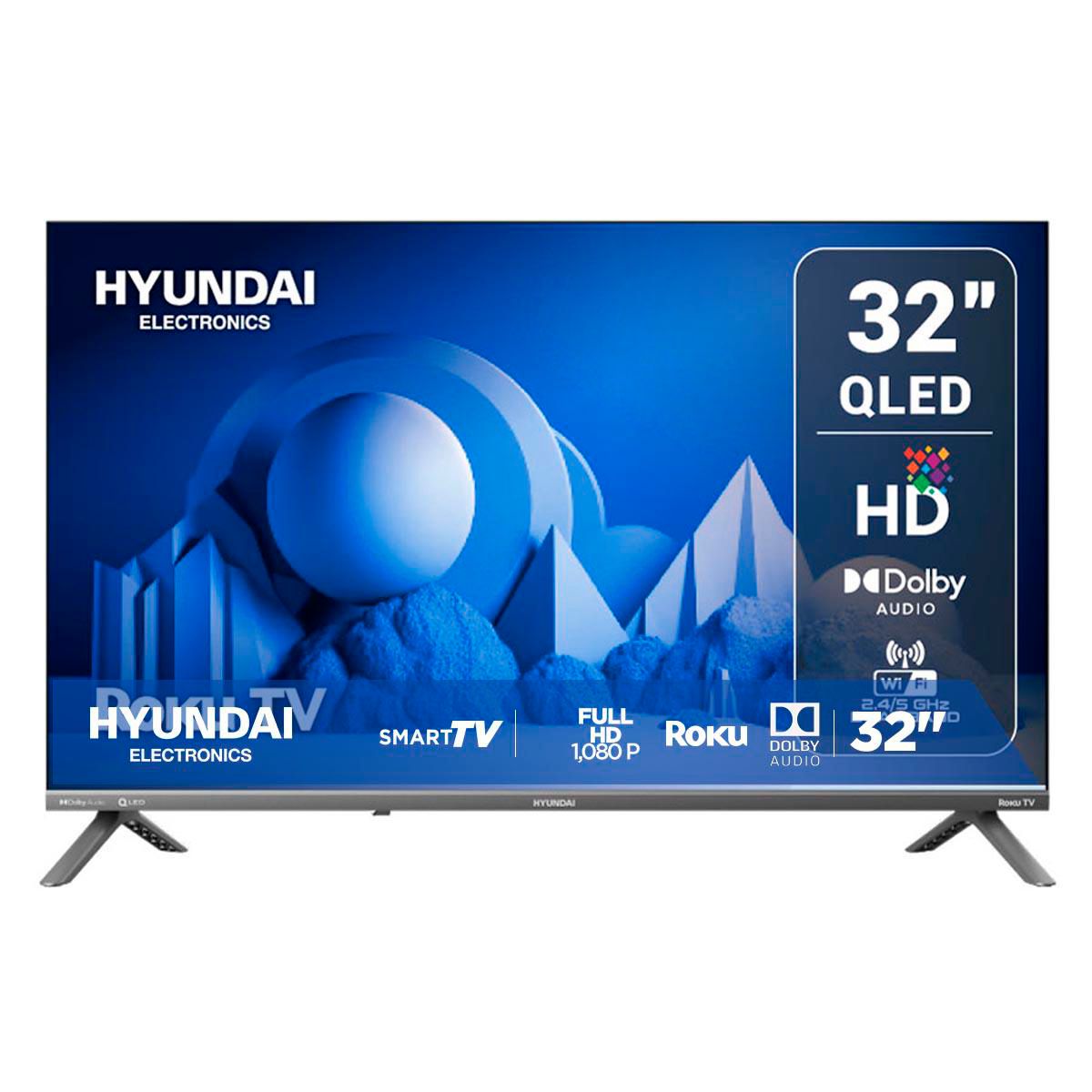 Pantalla Hyundai 32 Pulgadas FHD Roku HYLED3258QR