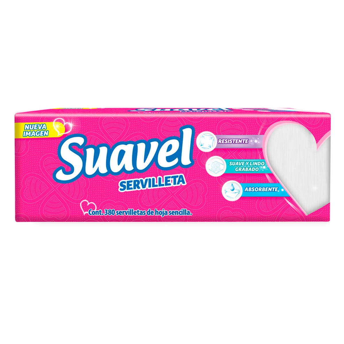 Servilletas Suavel Hoja Sencilla 380 Servilletas