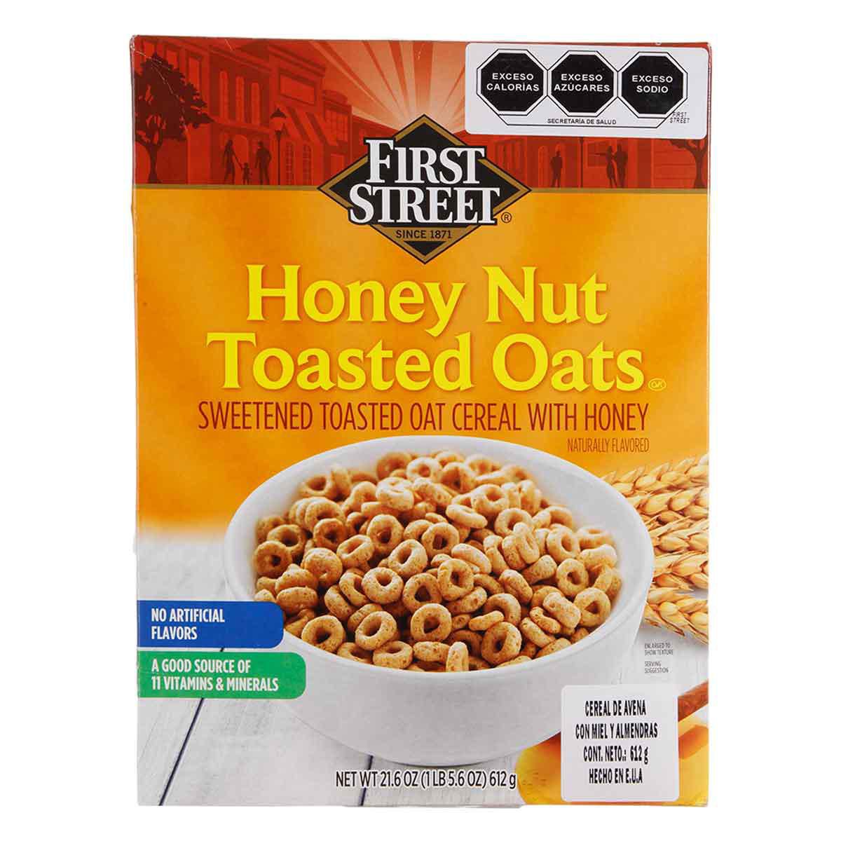 Cereal First Street Miel Almedras 612g