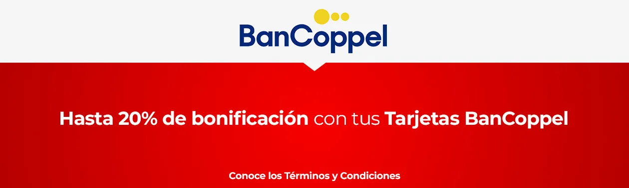 Hasta 20% de bonificación con tus Tarjetas BanCoppel